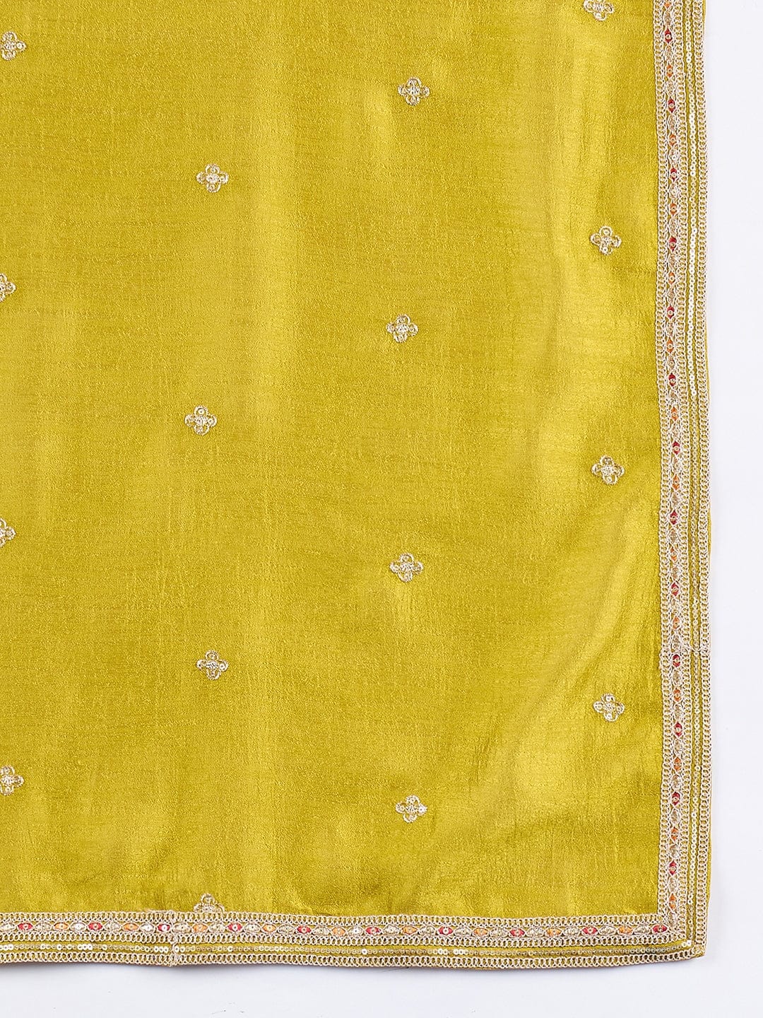 Varanga  Kurta Set Featuring Beadwork Detailing, Embroidered Hem Trousers, And A Hand-Embroidered Dupatta For A Timeless Ethnic Look.