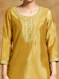 Varanga Women-Bead Work Kurta With Sharara And Dupatta