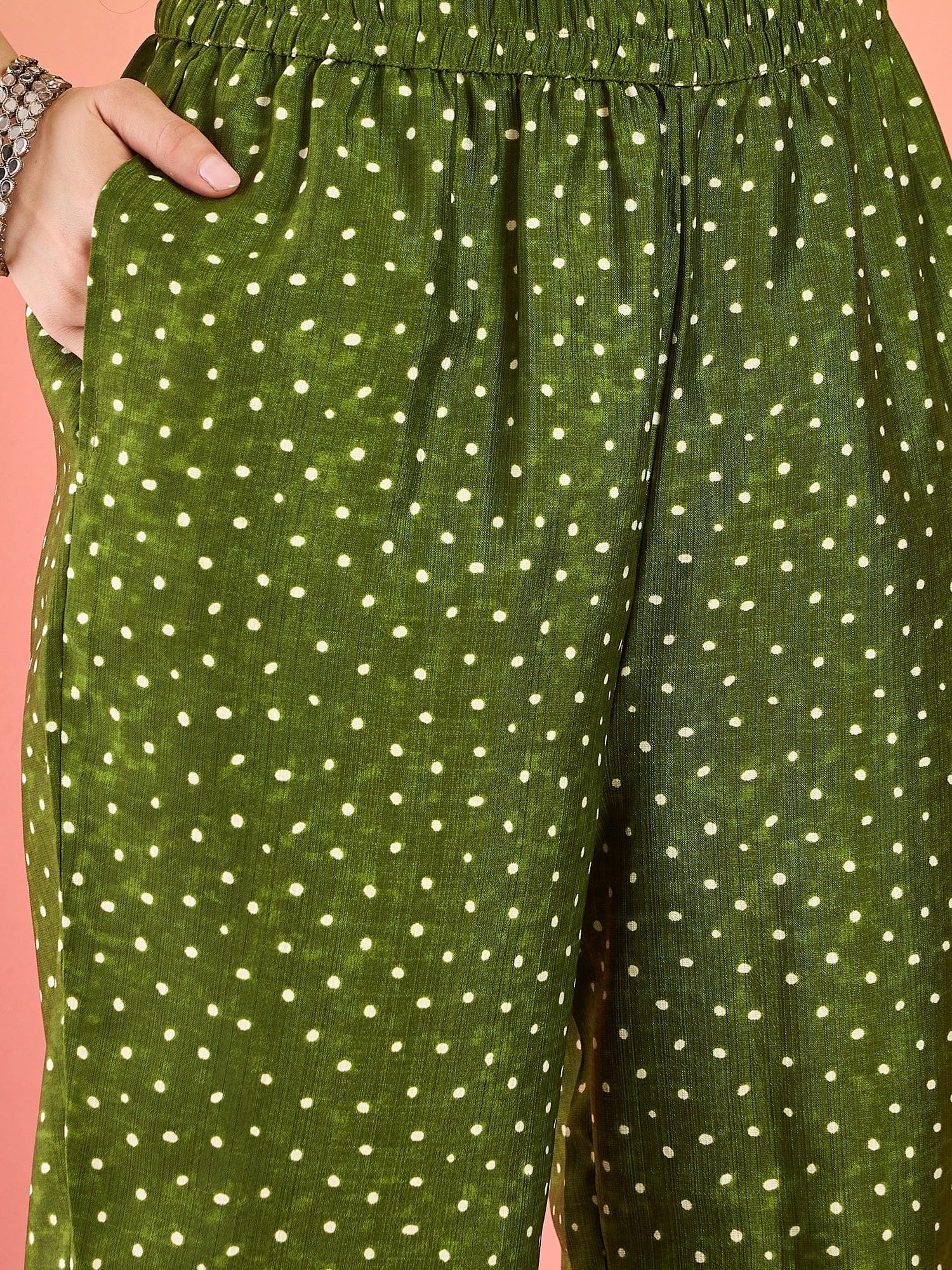 Varanga Kurta With Zari-Embroidered Yoke, Paired With Trousers And A Solid Lace-Detailed Dupatta .
