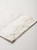 Varanga Women Off White Thread And Zari  Embroidered Bottom