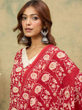 Varanga Women Floral Printed Regular Kurta with Trousers & with Dupatta