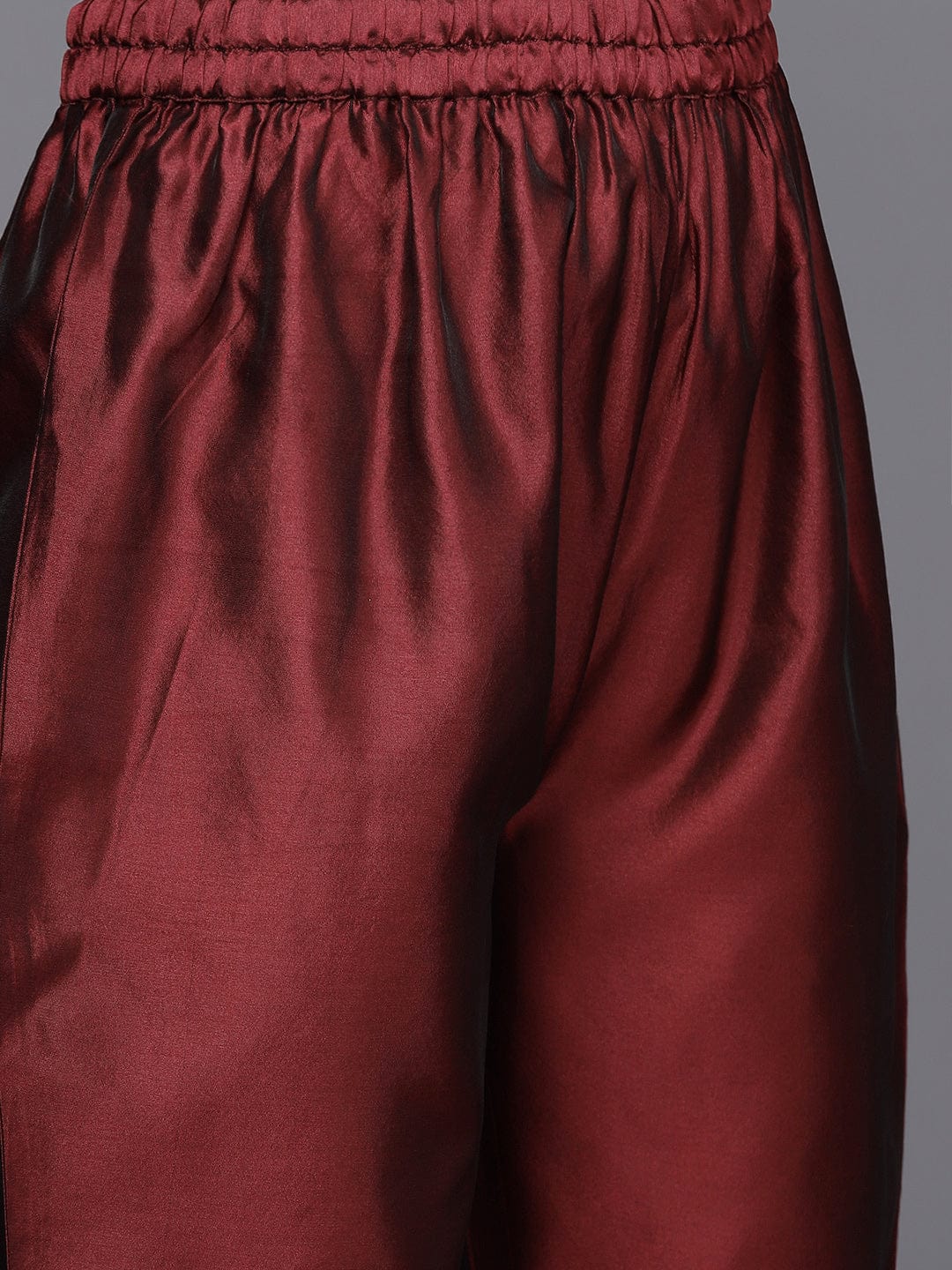 Varanga Women Maroon Ethnic Motifs Kurta with Trousers & Dupatta