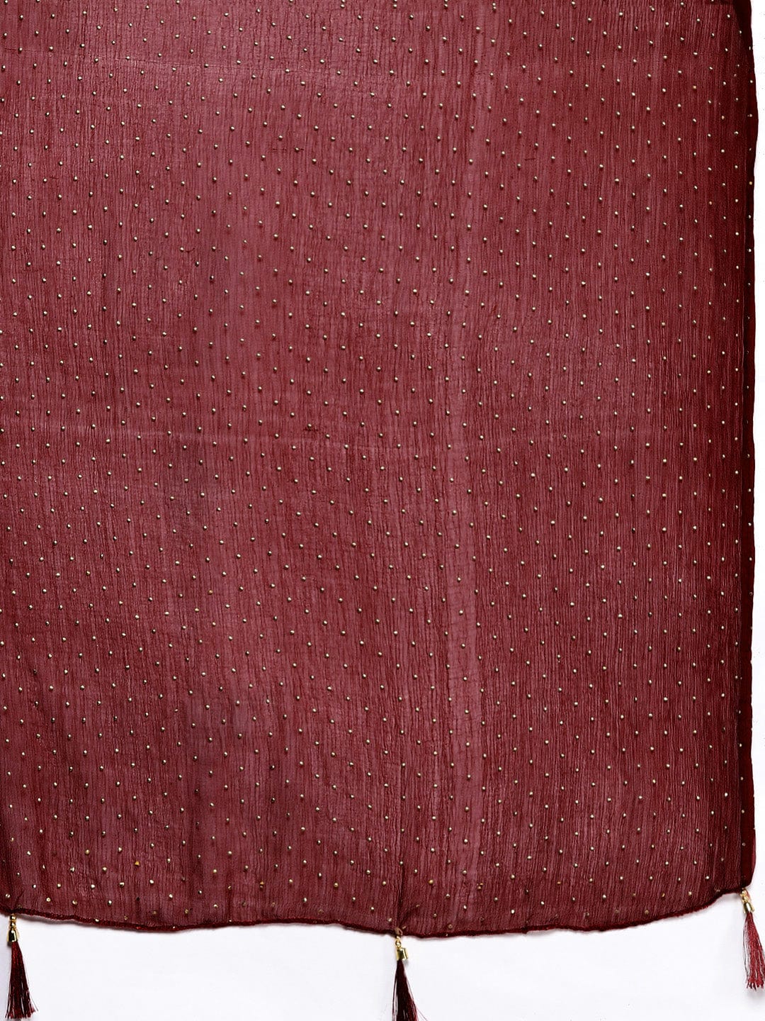 Varanga Women Maroon Ethnic Motifs Kurta with Trousers & Dupatta