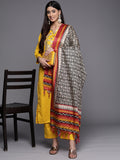 Varanga Floral Yoke Design Gotta Patti Kurta with Trousers & With Dupatta