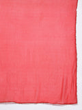 Red Floral Printed Angrakha Style Anarkali Kurta Paired With Chiffon Solid Dupatta