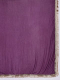 Violet Bandhani Printed Anarkali Kurta Paired With Dupatta