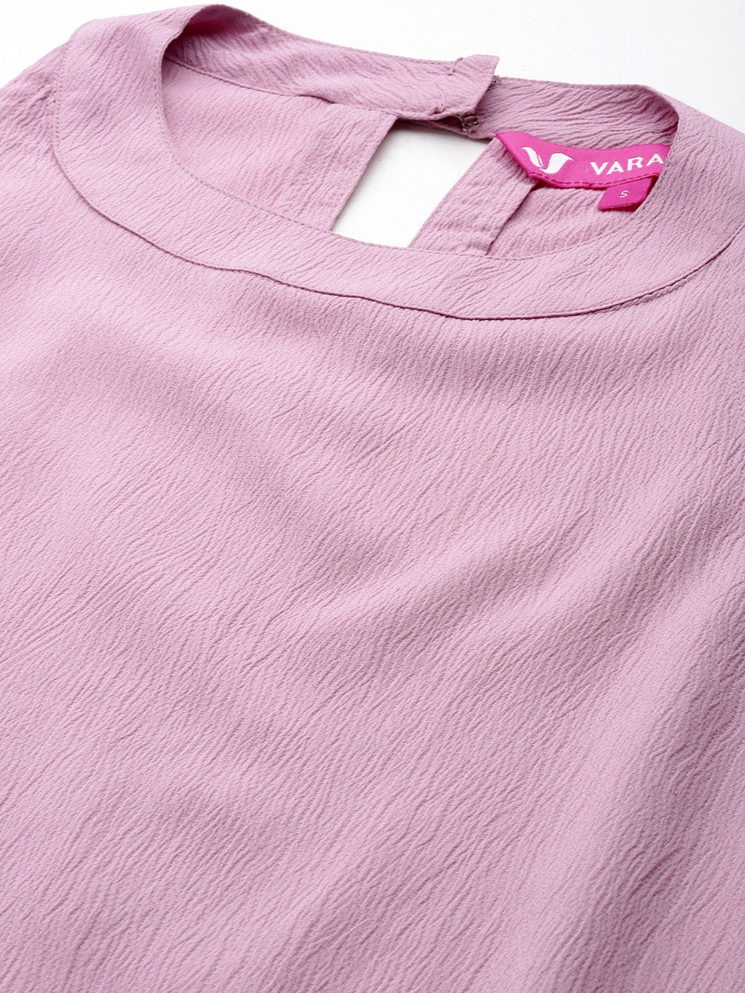 Pink Halter Neck Straight Kurta Paired With Tonal Bottom And Printed Dupatta