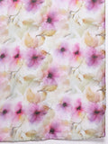 Pink Halter Neck Straight Kurta Paired With Tonal Bottom And Printed Dupatta
