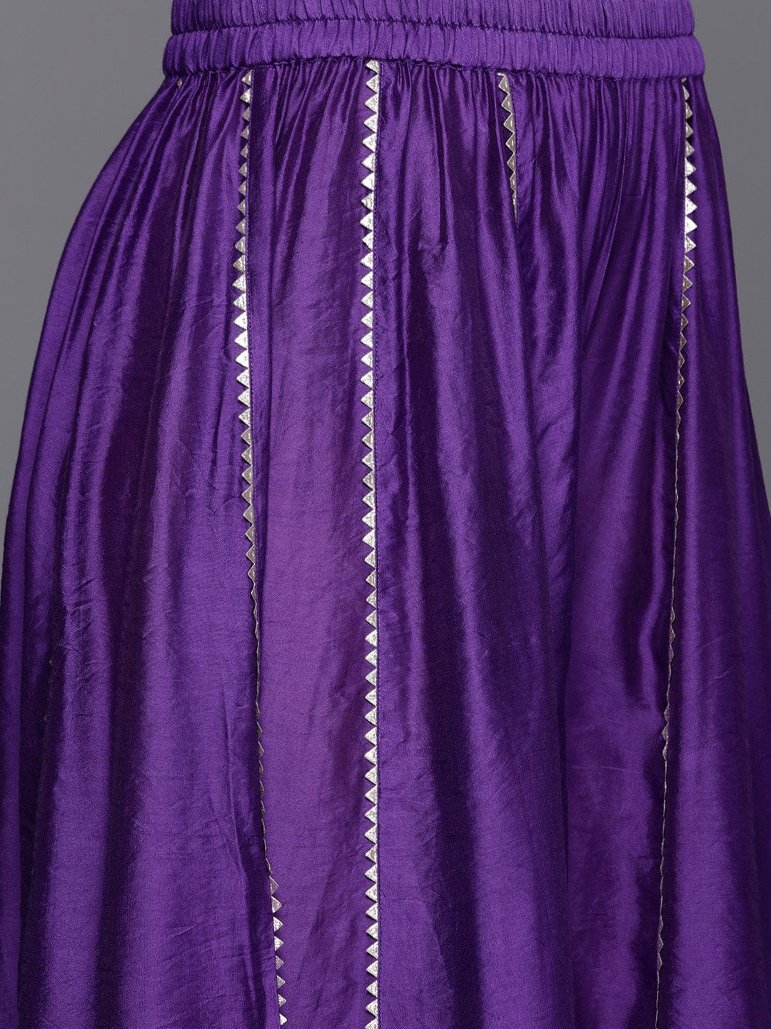 Floral Embroidered Straight Kurta Paired With Bottom And Dupatta