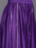Floral Embroidered Straight Kurta Paired With Bottom And Dupatta