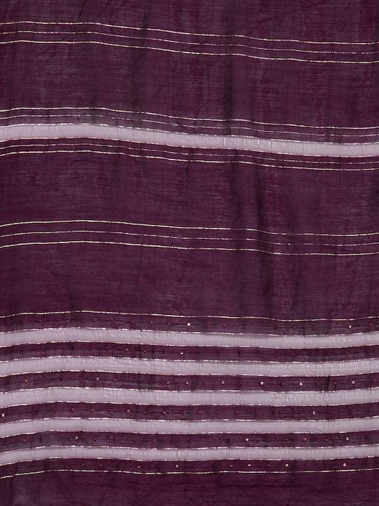 Varanga Burgundy Embroidered Kurta With Straight Pant And Dupatta