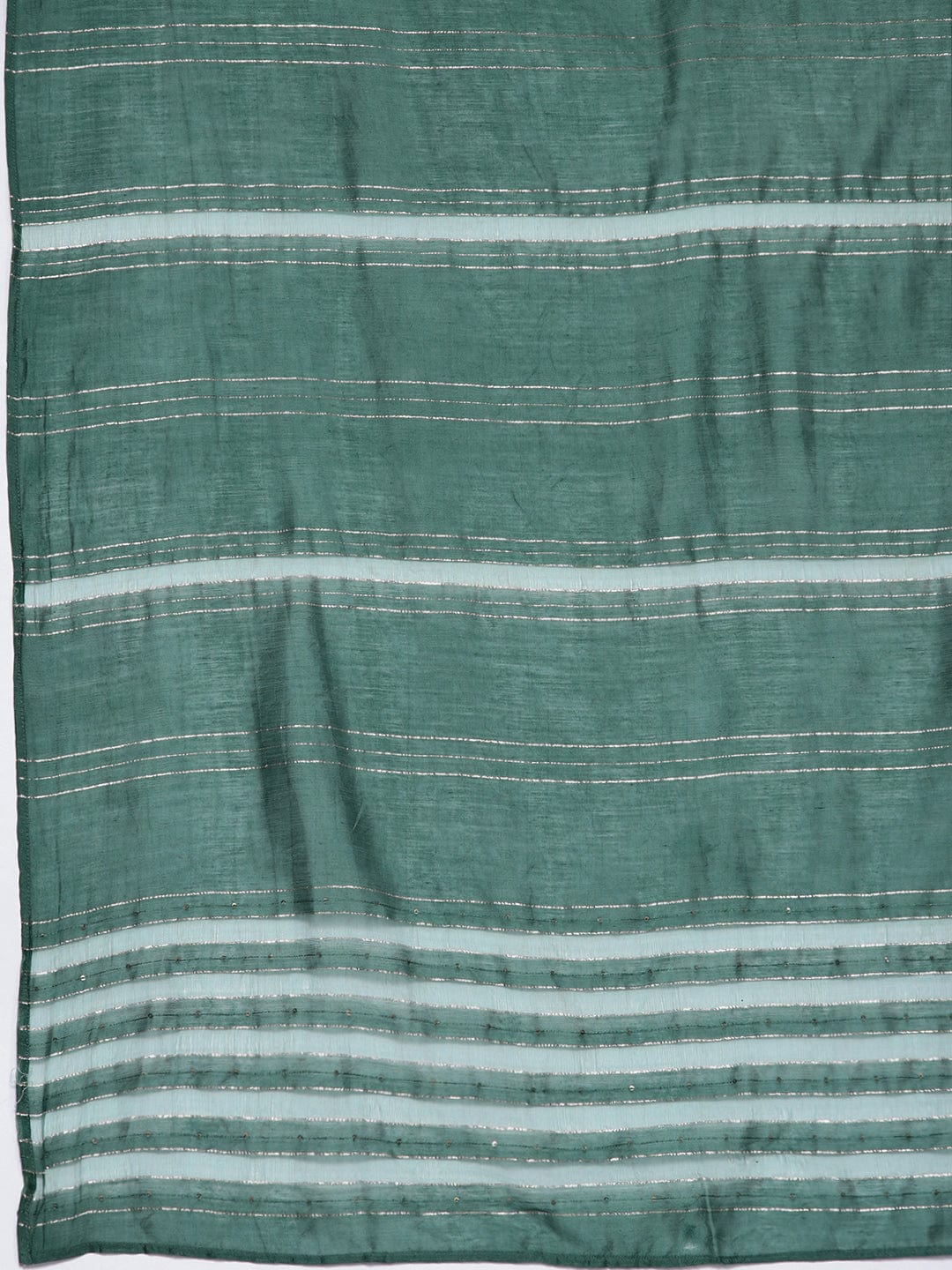 Varanga Sea Green Embroidered Kurta With Straight Pant And Dupatta