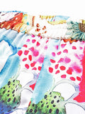 Varanga Women Multi Colour Abstract Printed Top Paired With Tonal Printed Bottom Vcod7223