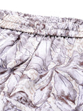 Varanga Women Grey Floral Printed Top Paired With Tonal Printed Bottom Vcod7222
