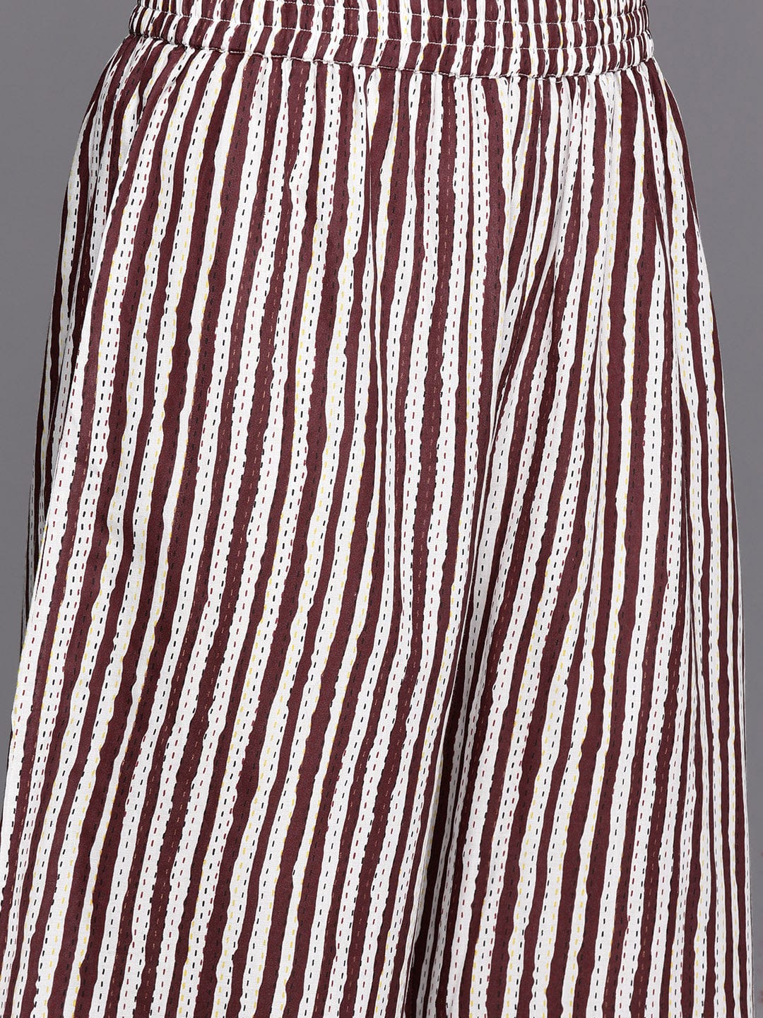 Varanga Women Printed Pleated Pure Cotton Kurta with Palazzos & Dupatta