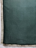 Varanga Women Green Embroidered Straight Kurta With Bottom And Dupatta