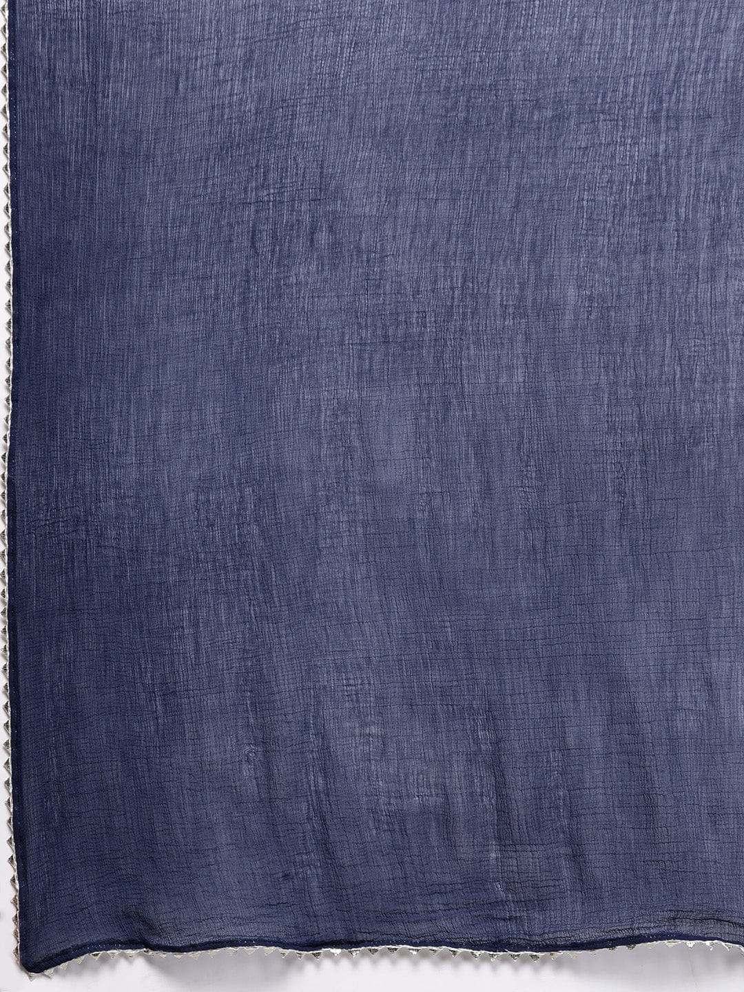 Varanga Women Women Navy Blue A-Line Kurta Paired With Bottom And Dupatta