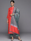 Varanga Women Printed Regular Kurta With Trousers & With Dupatta