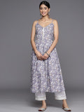 Varanga Floral Printed Gotta Patti Cotton Kurta