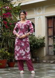 Varanga V-Neck Mirror & Sequins Embellished Kurta With Bottom & Chiffon Dupatta
