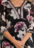 Varanga V-Neck Mirror & Sequins Embellished Kurta Set