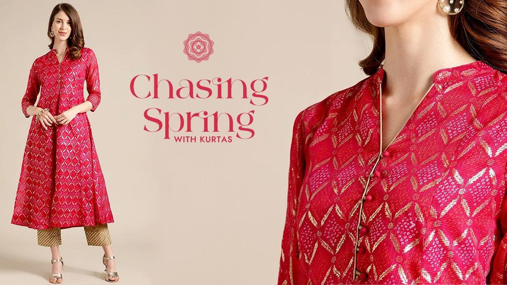 Blossom into Spring Fashion with Stylish Casual Kurtas