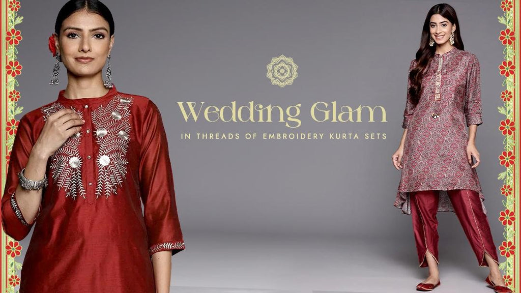 Frosty Festivities: Elevate Your Winter Wedding Wardrobe with Embroidered Kurta Sets