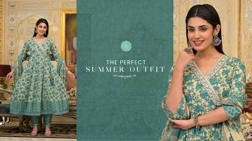 cotton suit set banner - Varanga