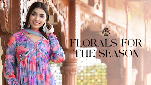 floral kurta for women banner - Varanga