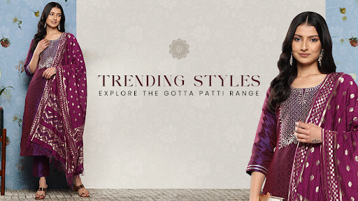 Join the Trend: Gotta Patti Kurta Sets for the Fashion-Forward Woman