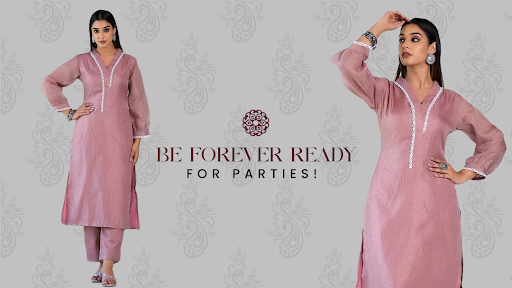 party wear kurta set banner - Varanga