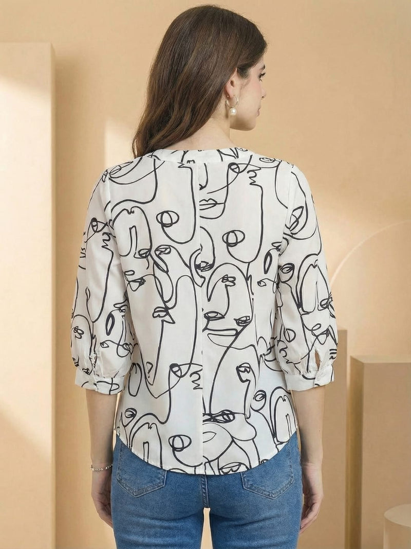 Varanga Women Summer Floral printed Top