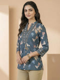 Varanga Women Summer Floral printed Top