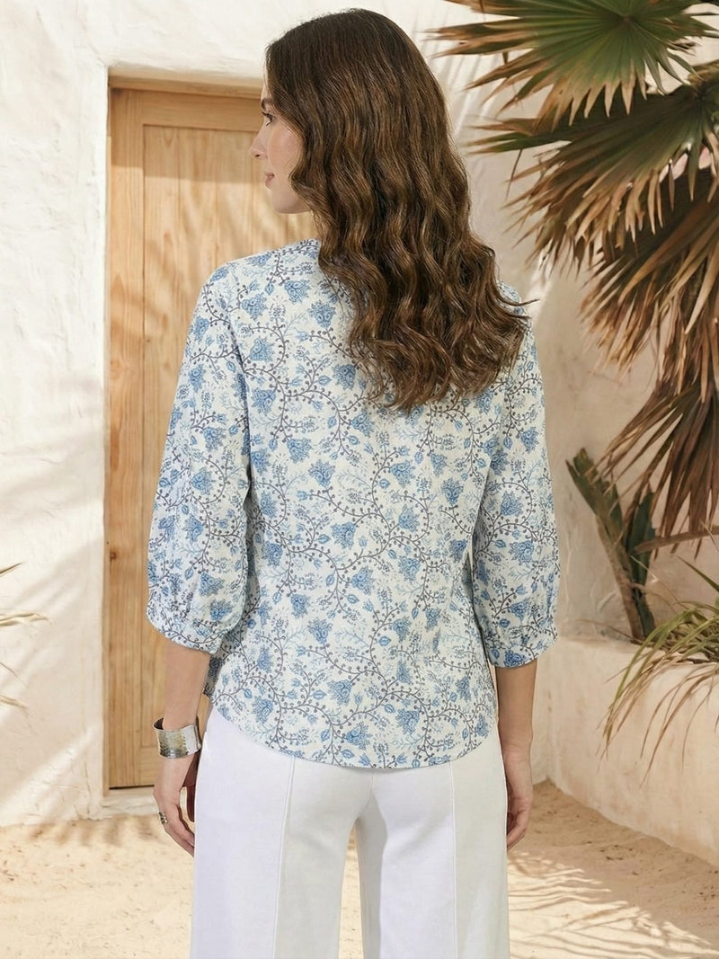 Varanga Women Summer Floral printed Top