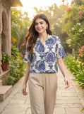 Varanga Women Summer Floral printed Top