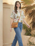 Varanga Women Summer Floral printed Top