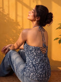 Bohemian Halter Neck Printed Top.