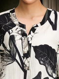 Floral Printed Apple Hem Kurta With Trouser