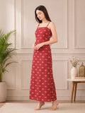 Varanga Rust Colored Women Summer Dress