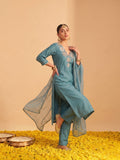 The Sage Blossom Women Kurta Set