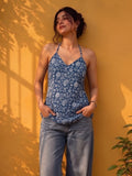 Bohemian Halter Neck Printed Top.
