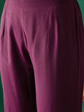 Kurta With Zari Embroidery, Teamed With Trousers And Paired With Dupatta Featuring  Lace Detailing