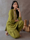 The Olive Sheesh Women's Kurta Set