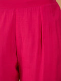 Varanga Women Kurta Adorned With Thread Embroidery With Trousers And Dupatta Featuring Lurex And Lace Detailing