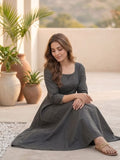 Contemporary Ethnic Kurta Set With  dupatta