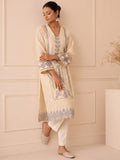 Golden Bloom Silk Women's Kurta Set