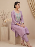 Varanga Women Shimmer Kurta Set With A Sequin-Detailed Net Dupatta