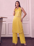 Marigold Wome Halter Kurta Set