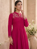Fuchsia Bloom Women'S Kurta"S Set