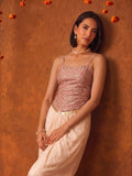 Brocade Corset Top